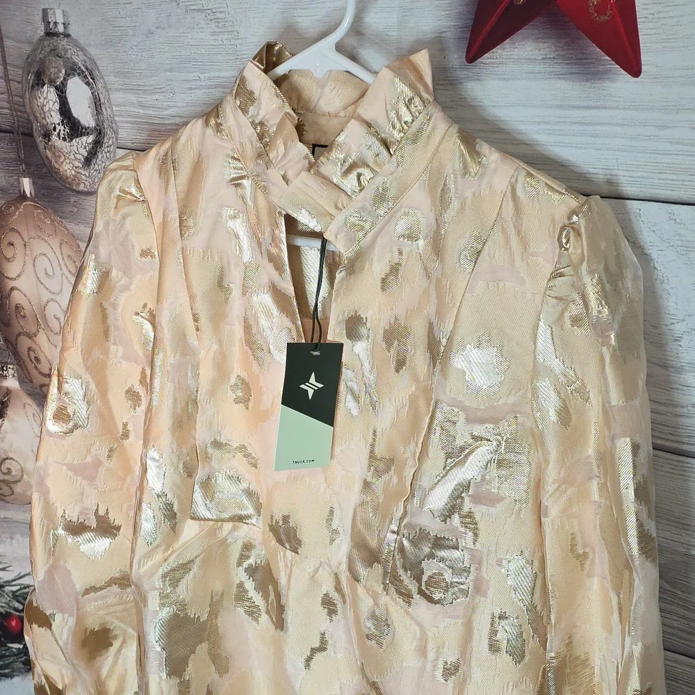 Tuckernuck Tan/Cream Coupe Palmerston Mini Dress Numerous Sizes - Picture 3 of 12